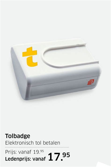 tolbadge automatisch betalen.